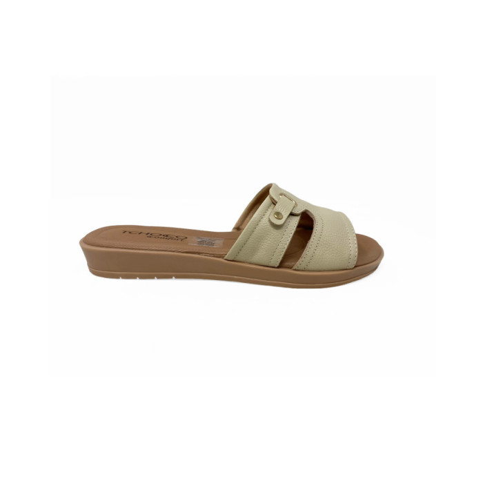 Sandalias de Mujer Marca TCHOCCO color CREMA CUERO