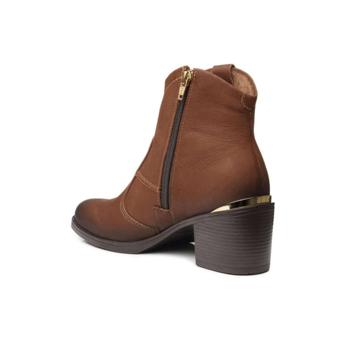 Botas-Botines de Mujer Marca PEGADA color TERRACOTA RUSTIC