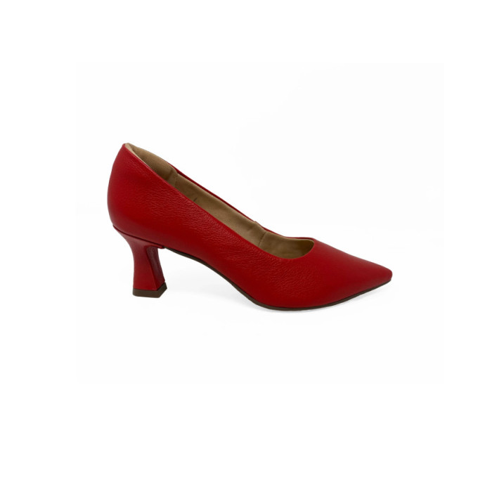 Tacones de Mujer Marca TCHOCCO color RED CUERO