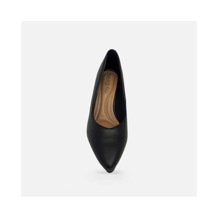 Tacones de Mujer Marca BEIRA RIO color NEGRO 01 NAPA TURIM