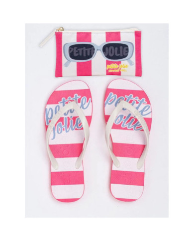 Sandalias de Mujer Marca PETITE JOLIE color WHITE J-LASTIC