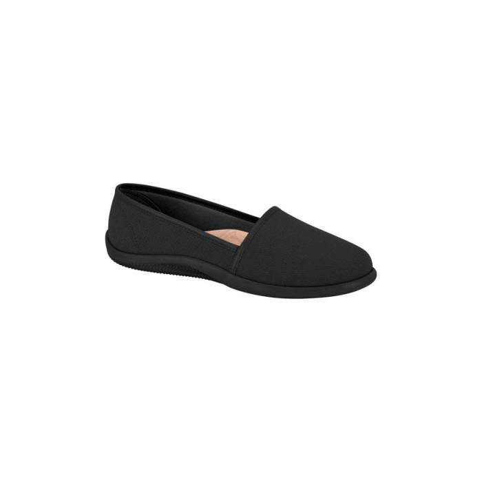 Bailarinas de Mujer Marca Moleca Color NEGRO/NEGRO LONA SIDER