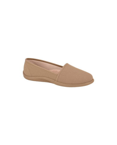 Bailarinas de Mujer Marca Moleca Color NUDE 658 LONA SIDER