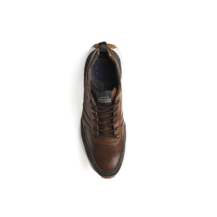 ZAPATOS DE Hombre Casual hombre PEGADA PEGADA STRETCH TABACO