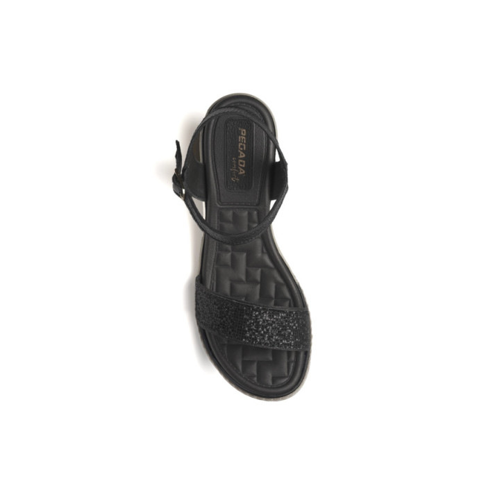 ZAPATOS DE Mujer Magnolias mujer PEGADA PEGADA BURNISHED PRETO