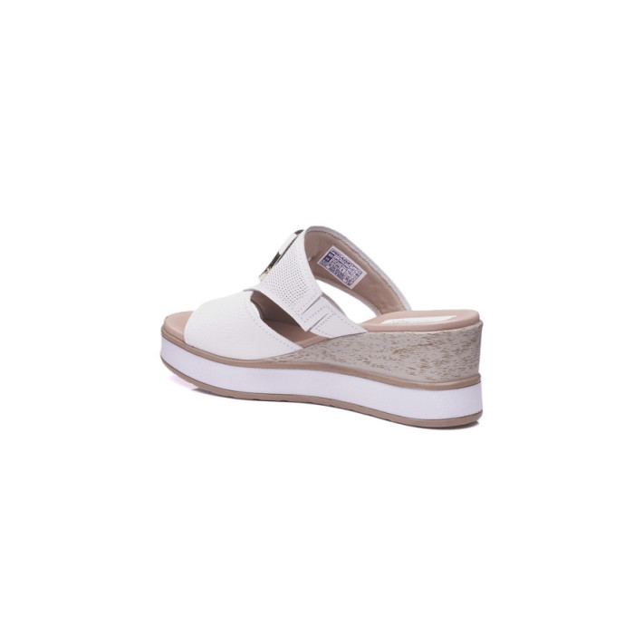 ZAPATOS DE Mujer Magnolias mujer PEGADA PEGADA BURNISHED BRANCO