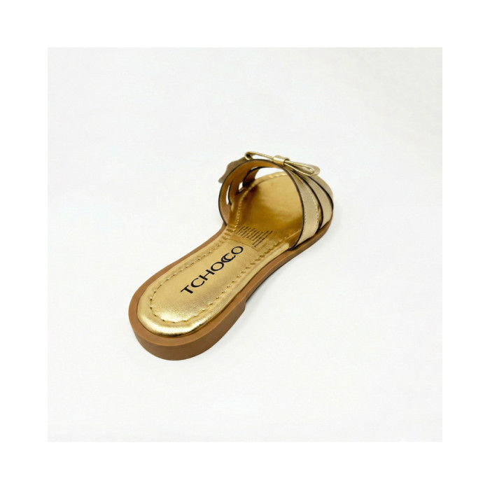 Calzado de mujer marca TCHOCCO CUERO OURO