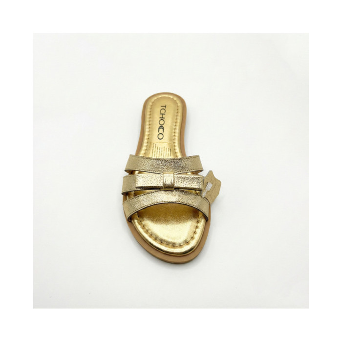 Calzado de mujer marca TCHOCCO CUERO OURO