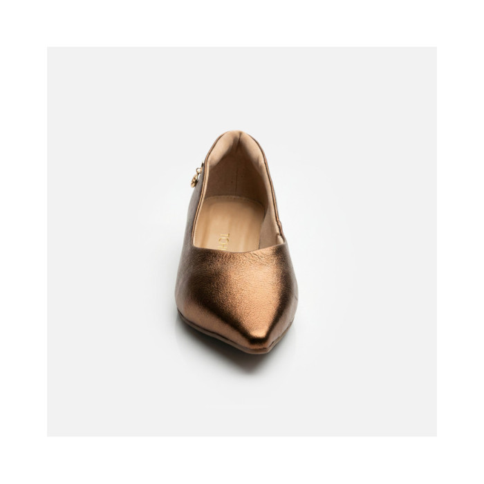 Calzado de mujer marca TCHOCCO CUERO BRONCE