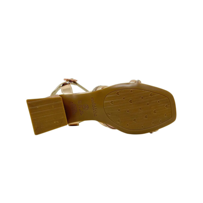 Calzado de niña marca MOLEKINHA METAL DORADO