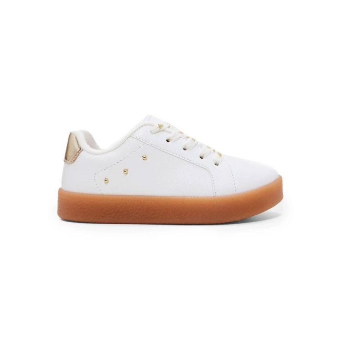 Calzado de niña marca MOLEKINHA NAPA BLANCO