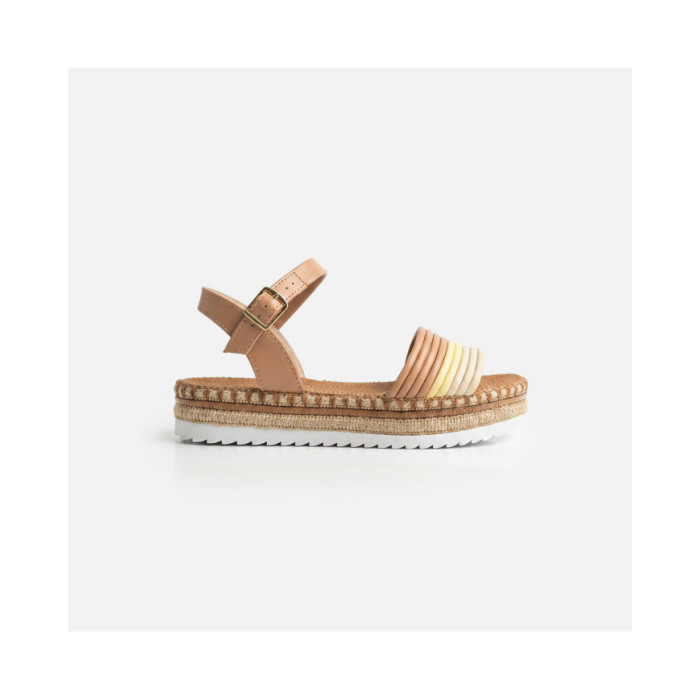 Calzado de mujer marca MOLECA NAPA NUDE