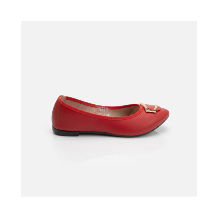 Calzado de mujer marca MOLECA NAPA ROJO