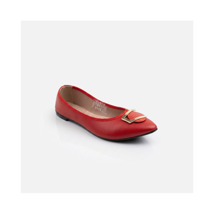 Calzado de mujer marca MOLECA NAPA ROJO
