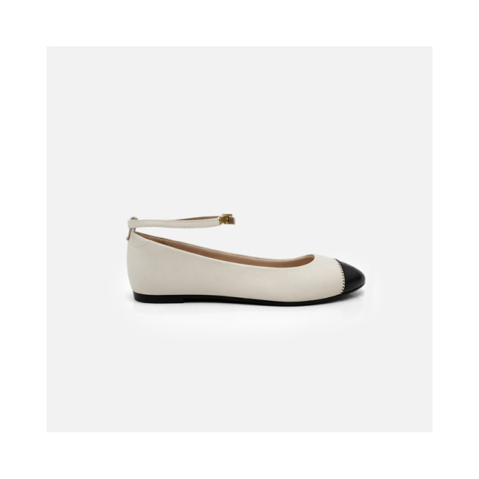 Calzado de mujer marca MOLECA NAPA BLANCO