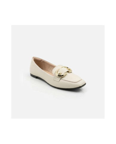 Calzado de mujer marca MOLECA NAPA BLANCO