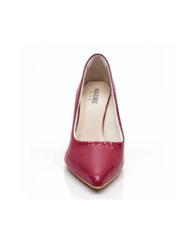 Calzado de mujer marca MADRE FLOE VERNIZ BURGUNDY