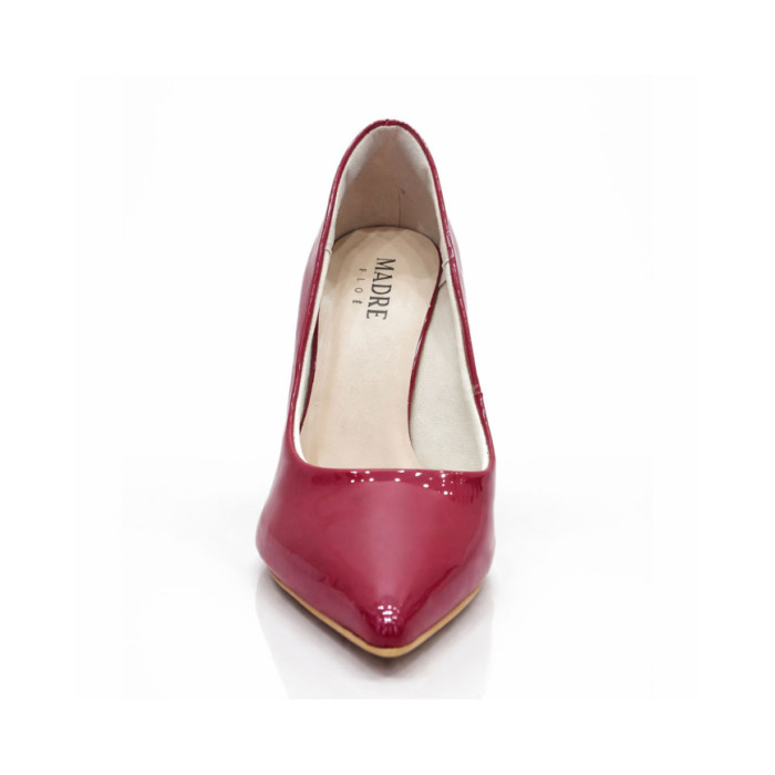 Calzado de mujer marca MADRE FLOE VERNIZ BURGUNDY