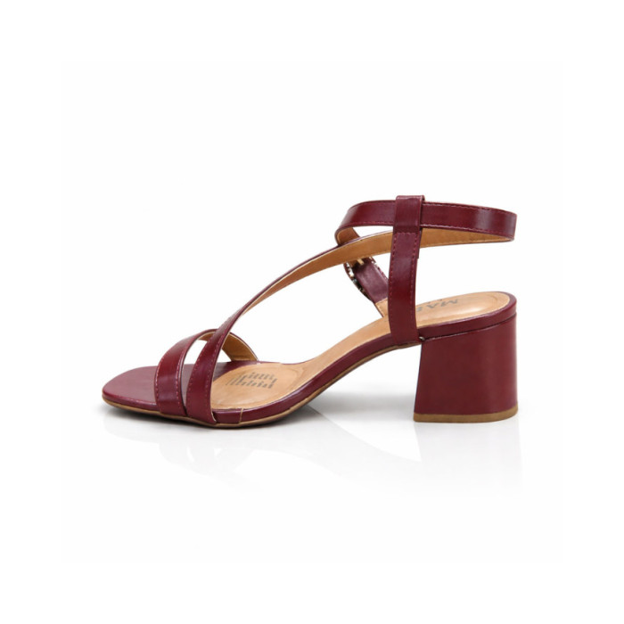 Calzado de mujer marca MADRE FLOE NAPA BURGUNDY