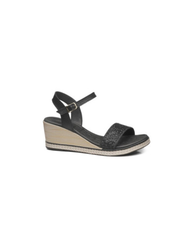 ZAPATOS DE Mujer Magnolias mujer PEGADA PEGADA BURNISHED PRETO