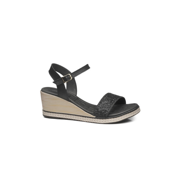 ZAPATOS DE Mujer Magnolias mujer PEGADA PEGADA BURNISHED PRETO