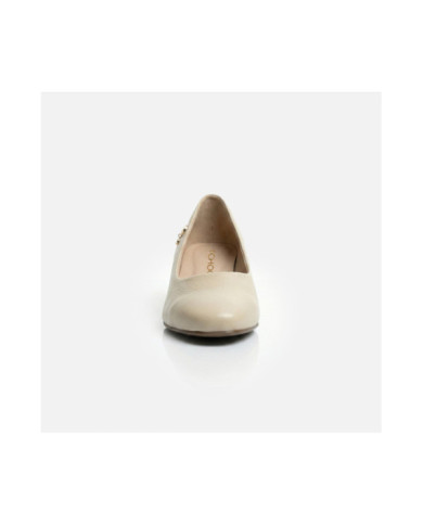 Calzado TCHOCCO CUERO CREME Mujer, Mocasines mujer