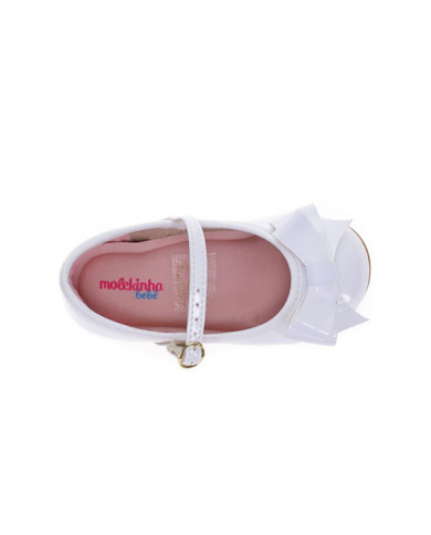 Calzado MOLEKINHA VERNIZ BLANCO Niña, Bailarinas niña