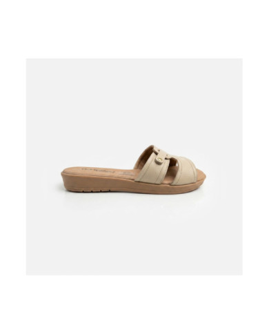 Calzado TCHOCCO CUERO CREME Mujer, Sandalias mujer