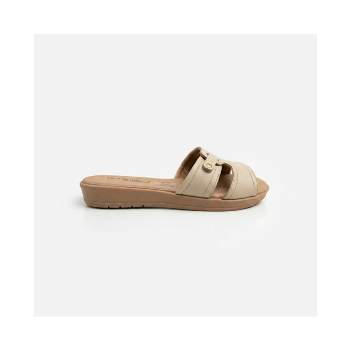 Calzado TCHOCCO CUERO CREME Mujer, Sandalias mujer