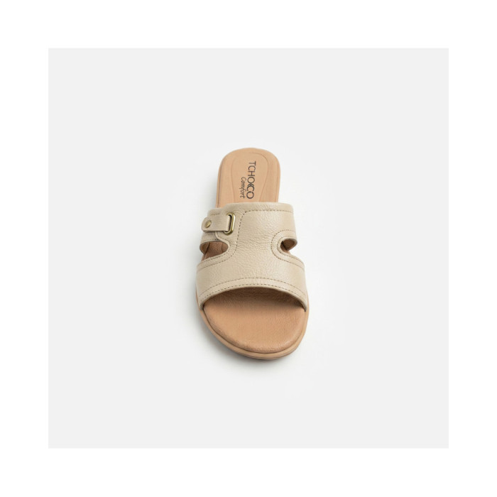 Calzado TCHOCCO CUERO CREME Mujer, Sandalias mujer