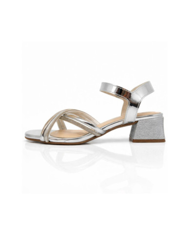 Calzado MOLEKINHA METAL PLATA Niña, Tacones niña