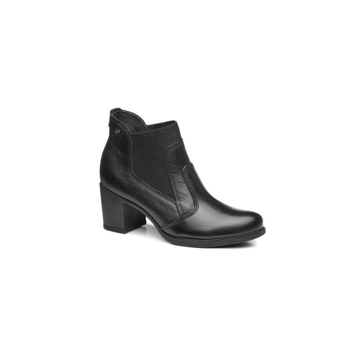 Calzado PEGADA BURNISHED PRETO Mujer, Botas-Botines mujer