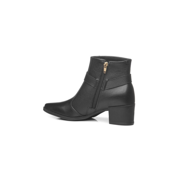 Calzado PEGADA BURNISHED PRETO Mujer, Botas-Botines mujer
