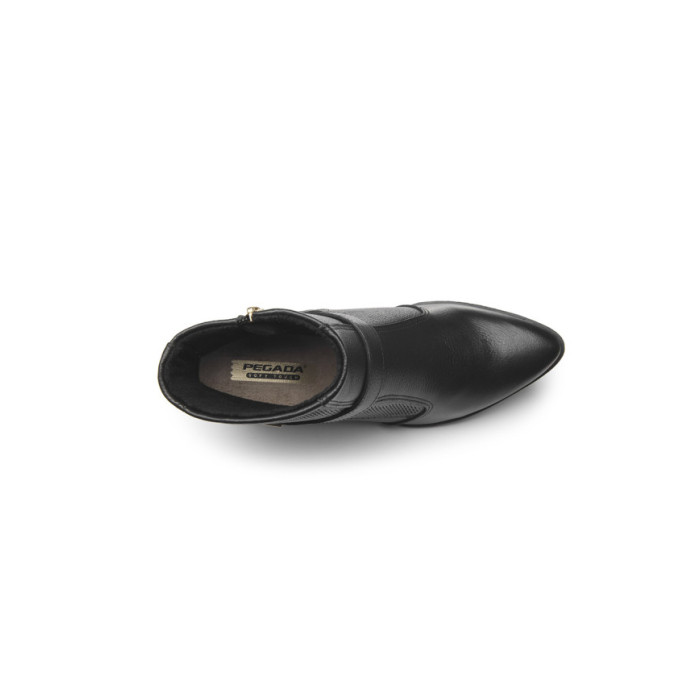 Calzado PEGADA BURNISHED PRETO Mujer, Botas-Botines mujer