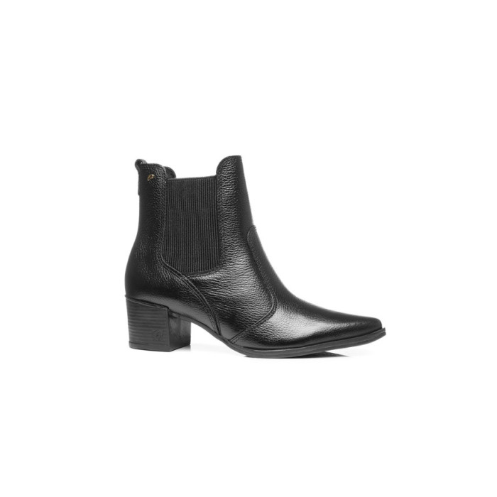 Calzado PEGADA BURNISHED PRETO Mujer, Botas-Botines mujer