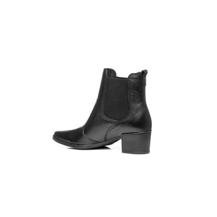 Calzado PEGADA BURNISHED PRETO Mujer, Botas-Botines mujer