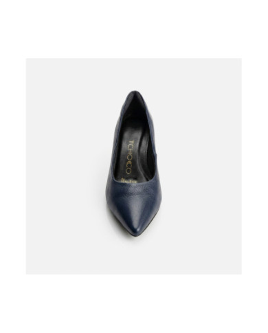Calzado TCHOCCO CUERO NAVY Mujer, Tacones mujer
