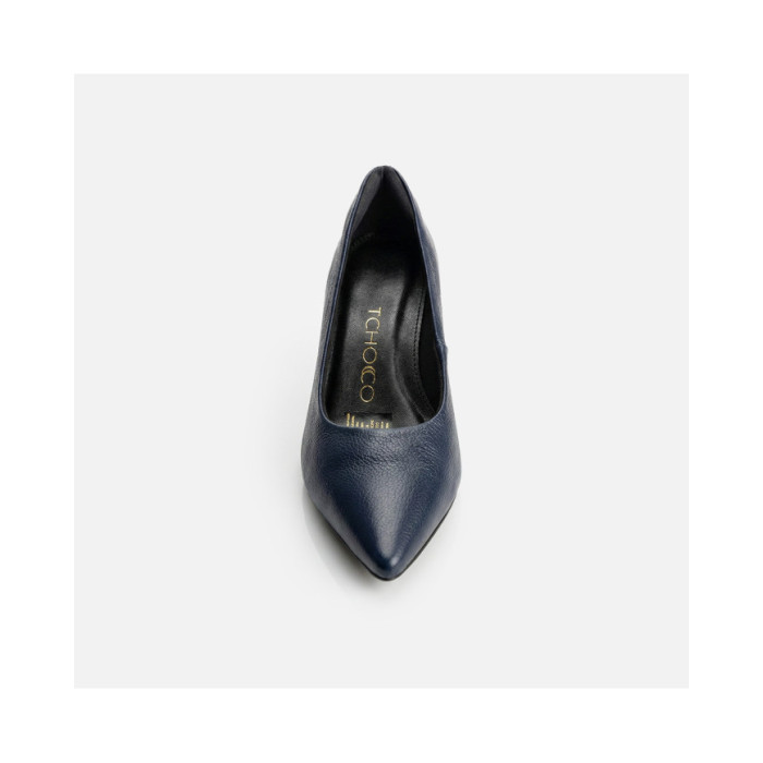 Calzado TCHOCCO CUERO NAVY Mujer, Tacones mujer