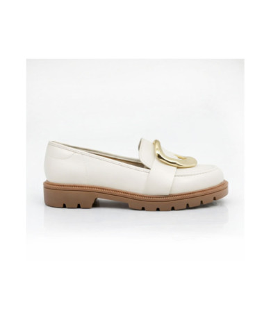 Calzado BEIRA RIO NAPA BLANCO Mujer, Mocasines mujer