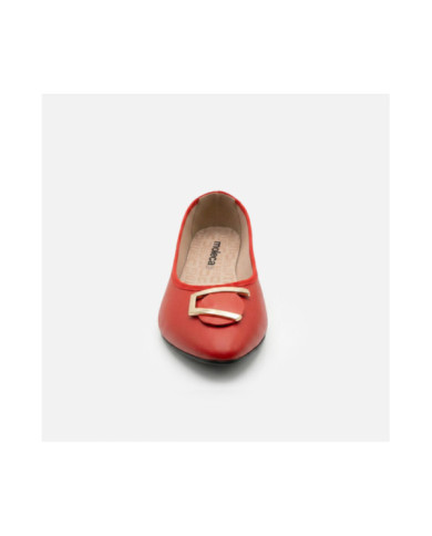 Calzado MOLECA NAPA ROJO Mujer, Bailarinas mujer