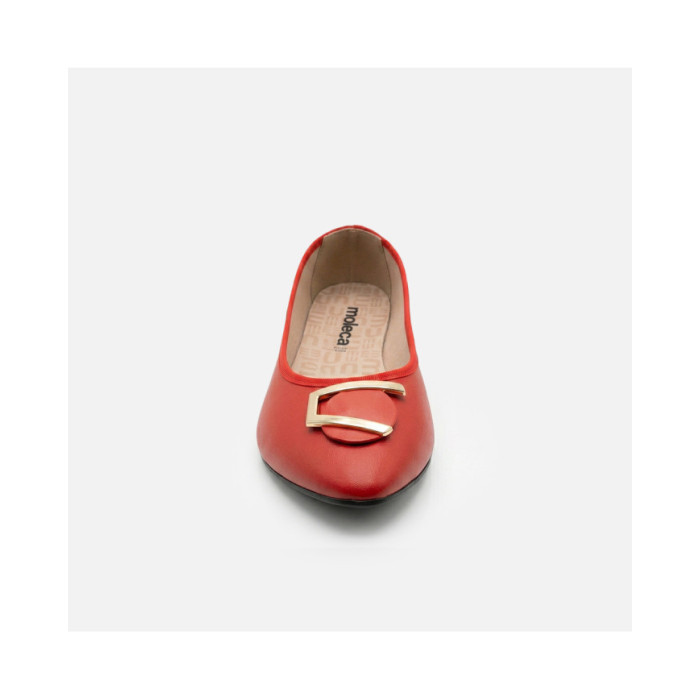 Calzado MOLECA NAPA ROJO Mujer, Bailarinas mujer