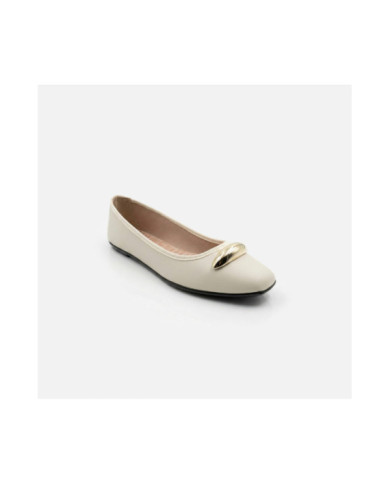 Calzado MOLECA NAPA BLANCO Mujer, Bailarinas mujer