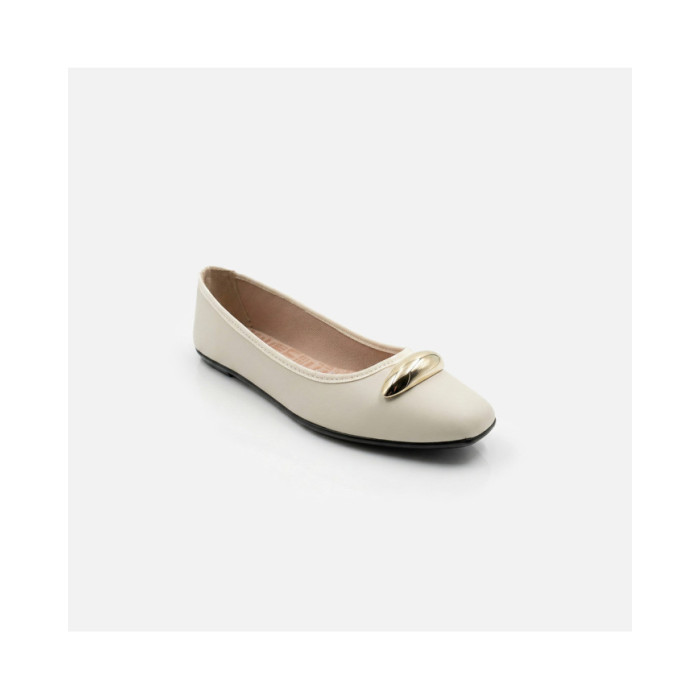 Calzado MOLECA NAPA BLANCO Mujer, Bailarinas mujer
