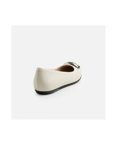 Calzado MOLECA NAPA BLANCO Mujer, Bailarinas mujer