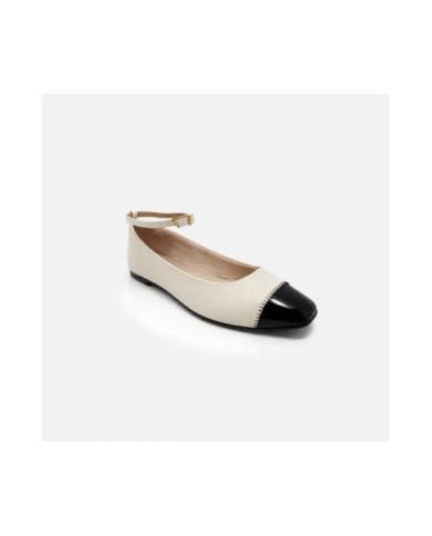 Calzado MOLECA NAPA BLANCO Mujer, Bailarinas mujer