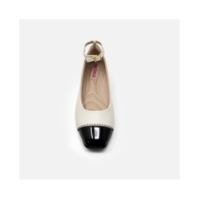 Calzado MOLECA NAPA BLANCO Mujer, Bailarinas mujer