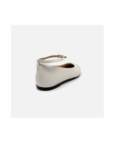 Calzado MOLECA NAPA BLANCO Mujer, Bailarinas mujer