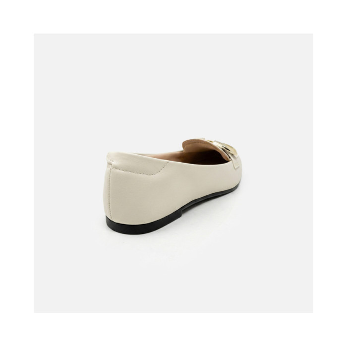 Calzado MOLECA NAPA BLANCO Mujer, Bailarinas mujer